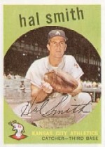 1959 Topps Baseball Cards      227     Hal W. Smith WB
